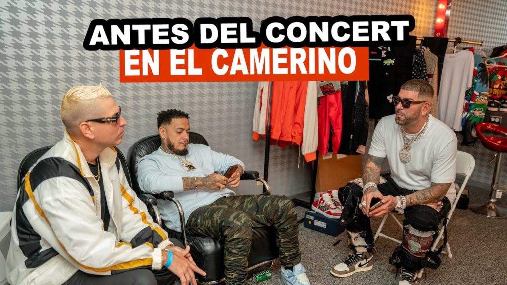 Jamsha backstage con MC Ceja, Guelo Star, Polaco, Baby Rasta Y Gringo ...